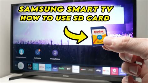 smart tv card samsung|How to Use SD Card on Samsung Smart TV (Watch Movies and .